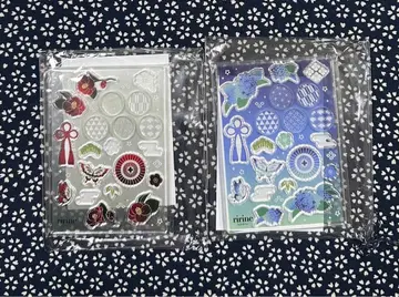 후쿠야 아크릴 부품 세트 화조 수국 동백