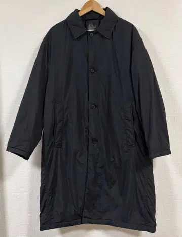 무인양품 워셔블 솜 스텐카라 코트 블랙 L 사이즈