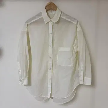 로페마드모아젤 소프트 오간자 에어리 시어 셔츠 블라우스 ROPE