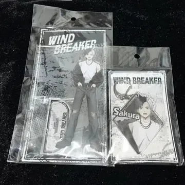 WIND BREAKER 윈브레 락 가죽 아크릴 스탠드 벚꽃