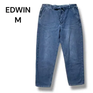 에드윈 데님 소프트 터치 M 인디고 염색 블루 끈 W64-70