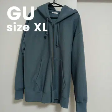 GU 헤비 웨이트 풀 집업 후드티 XL