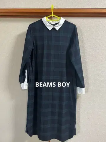 BEAMS BOY 블랙워치 원피스