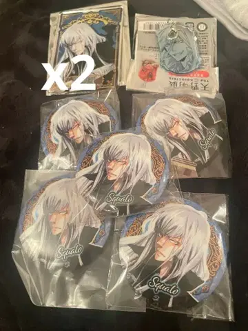 가정교사REBORN 골든 캔뱃지 스탯 카드 스쿠알로