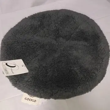 그레이 플리스 베레모 COCO