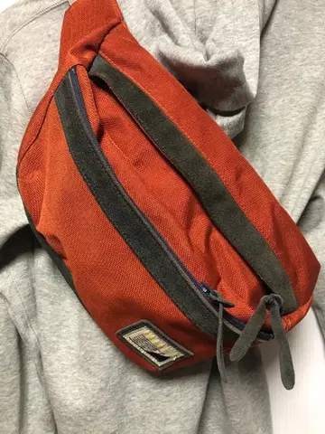 [비교적 새상품급] MSPC 마스터피스 바디백 나일론 스웨이드 소재