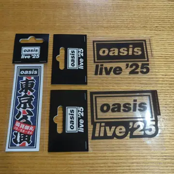 oasis live'25 2종 센샤후다 스티커 세트