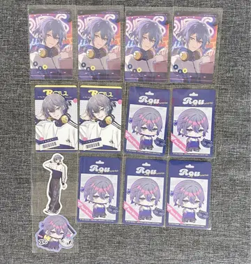 니지산지 코야나기 로우 랜덤 사진풍 카드 스티커 13점