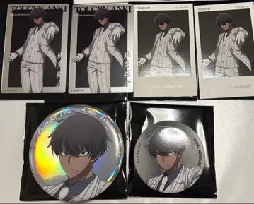 도원암귀 베이스야드 캔뱃지 아트 스티커 메탈 카드 모모카도 사쿠스케