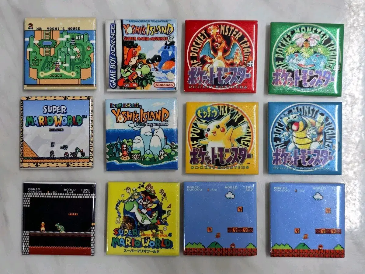 Super Mario/Pokémon Game Goods Tile
