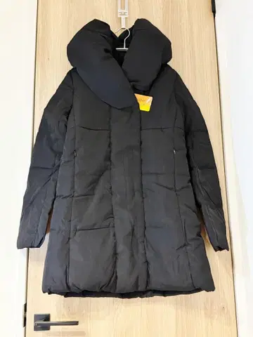 미사용 새상품 보아 부착 볼륨 칼라 다운 코트 따뜻한