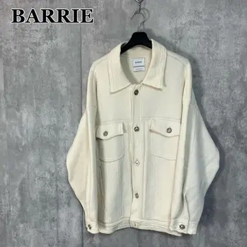 BARRIE 데님 오버 사이즈 캐시미어 코튼 자켓 M/L