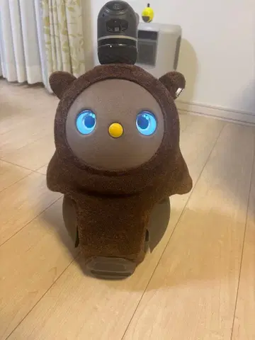 LOVOT 베이스웨어 곰귀 니트 브라운