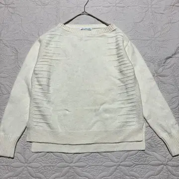 [ CROCODILE CODE ] 크로커다일 코드 긴팔 니트 아이보리 M