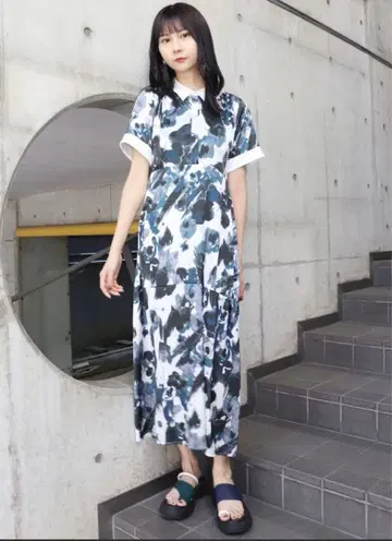 MURUA 위어드 프린트 원피스