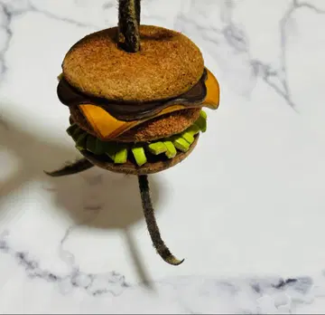 SIM's Leather works Spirit 가죽 버거 미사용