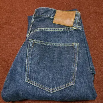 슈가케인 1947 w 29 가죽 패치 숨김 리벳