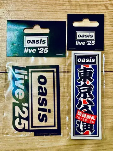 오아시스 oasis live '25 스티커 세트
