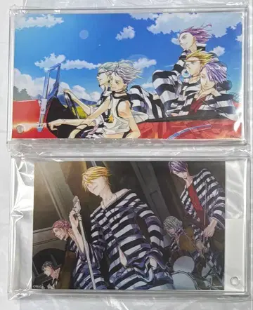 럭키 도그 복권 복권 친구 아크릴 플레이트 2종 세트