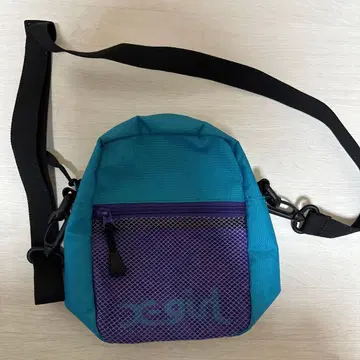 Xgirl 메쉬 포켓 부착 숄더백