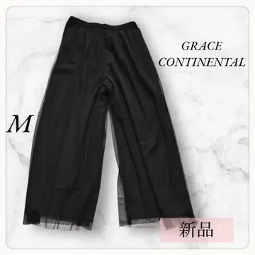 [ 미사용 새상품 ] 그레이스 콘티넨탈 튤 레이어드 팬츠
