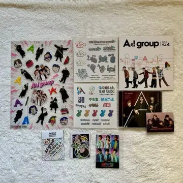 A! group CD 카드 스티커 바디씰 세트