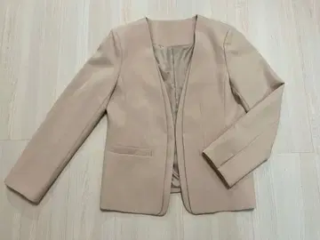 N.Natural Beauty Basic 노카라 자켓 베이지