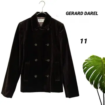 깔끔함/GERARD DAREL/코듀로이 자켓/피 코트/사이즈 L