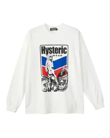 HYSTERIC GLAMOUR MOTORCYCLE GIRL 롱T