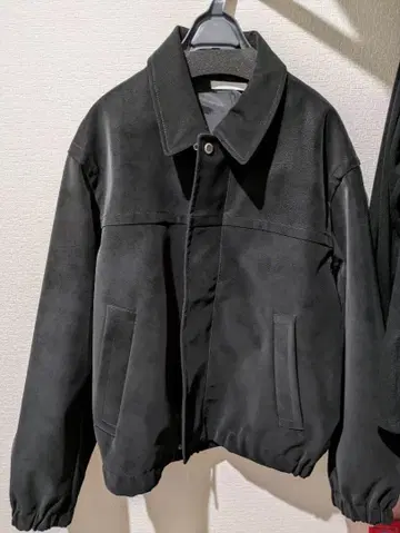 wymlidm 페이크 스웨이드 블루종 아우터