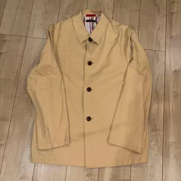 [ 23구 ] 남성용 트렌치코트 봄/가을 M-L 앞 버튼 베이지