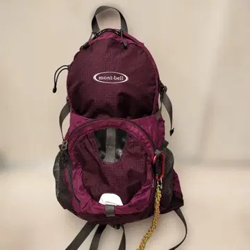 mont-bell 가레나 팩 20 백팩 카라비너 & 파라코드 포함