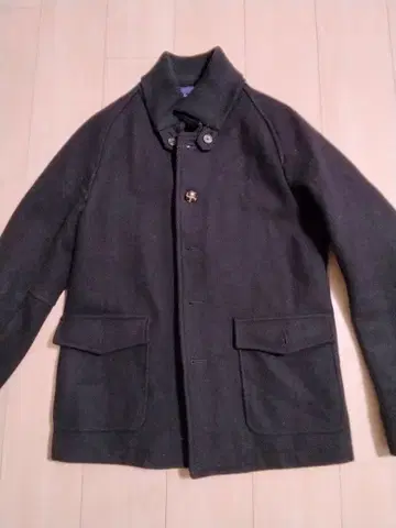 어반 리서치 블랙 버튼 울 코트 사이즈 40