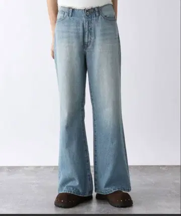 JEANASIS 모듬 블리치 플레어 데님