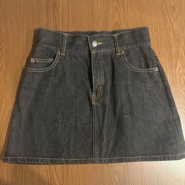 Chico 사다리꼴 데님 스커트
