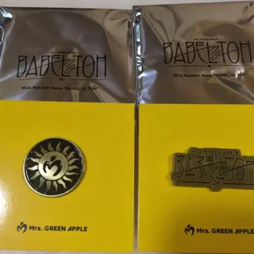 [ 새상품 ] Mrs. GREEN APPLE 핀 배지 바벨탑 가챠