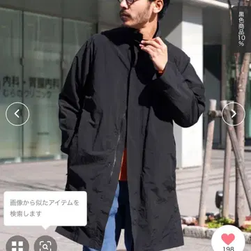 발수 패커블 나일론 코트