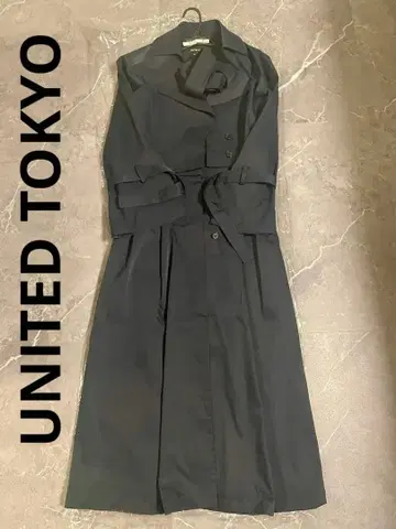 UNITED TOKYO 멀티 3WAY 4WAY 트렌치코트 네이비