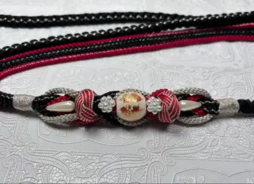 a-934 순수 실크 허리띠 후리소데 성인식 오다마키 전사옥 매실