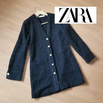 ZARA 자라 트위드 가디건 자켓