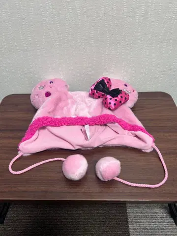 도쿄 디즈니 리조트 귀도리 모자 핑크