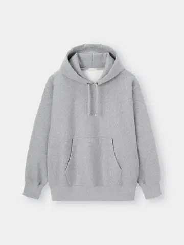 GU 헤비 웨이트 빅 스웨트 파카 (긴팔) 남성용 M 그레이