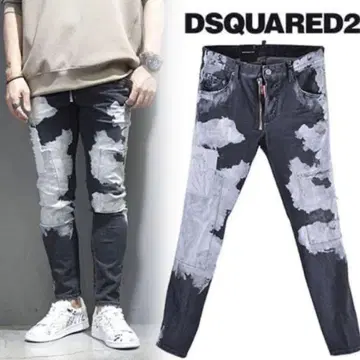 DSQUARED2 인기 디자인 페인트 가공 사이즈 48