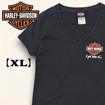 USA 할리데이비슨 V넥T셔츠
