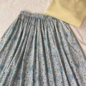 리버티 메도우송 스커트 check&stripe 호비라호비레 좋아함