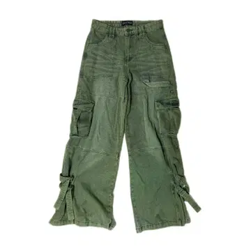 current mood 카고 팬츠 올리브 그린