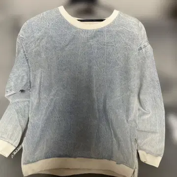 ZARA 데님 맨투맨