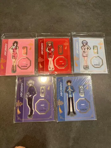 [ 중국 한정판 ] 에반게리온 아크릴 스탠드 세트