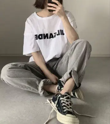 ok.soon 오크순 페일 그레이 데님 S