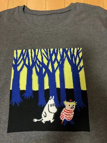 펠리시모 시럽 syrup 무민 니트 그레이 M 일본제